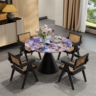 Round Microcrystalline Stone Dinning Table