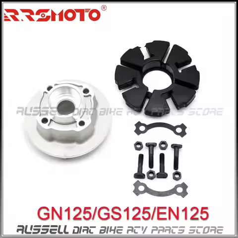 Rim GN125 Sprocket hub wheel bushing screw Rear Wheel Rubber Dampers For Suzuki GS125 EN125 motorcyc