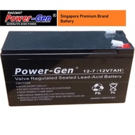 Sealed Lead Acid Battery Power-Gen 12V 7AH