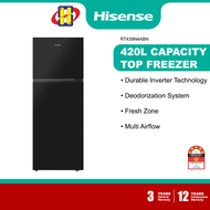 Peti sejuk Hisense (206L / 240L / 320L / 420L) zon segar penyongsang tahan lama 2 pintu peti sejuk R
