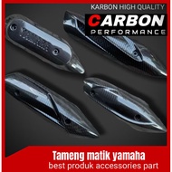 COVER knalpot MIO FINO 125 MIO M3 MIO GEAR MATIC CARBON - carbon exhaust cover mio j mio m3 fino x R