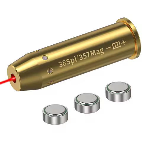 38SPL/357MAG Optics Cartridge Red Dot Laser Bore Brass 9MM Bore Boresighter For Pistol Rifle Scope H