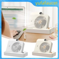 Desktop Fan Mobile Phone Wireless Charging 2 in 1 Display Folding Fan 2400mAh Rechargeable Battery