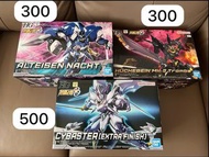 bandai hg og 魂限 模型 古鐵。魔裝機神。曉