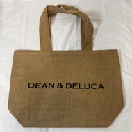 Dean & Deluca beach bag 麻質沙灘袋