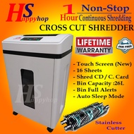 MASTER III CROSS CUT HEAVY DUTY PAPER SHREDDER STRONG CUTTER - (GRAND SHREDDER)