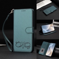 Leather PU Flip for OPPO A6 GT A6S A6X A6T Pro A6K Card slot walle Happy Pattern style Phone case 02