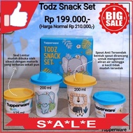 PROMO Tupperware Todz Snack Set Ecer Tupperware Original TUPPERWARE