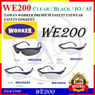 WE200- TAIWAN WORKER PREMIUM SAFETY EYEWEAR SAFETY GOGGLES WE200AF WE200B WE200C WE200IO