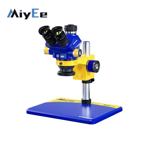D75T-B11 0.7X-5.0X Zoom Trinocular Microscope 4K HD High Precision Digital Microscope for Mobile Pho