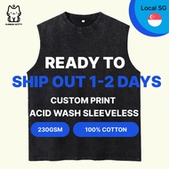 SG Custom T-shirt Printing Tank Top 230GSM | Customized T-shirt