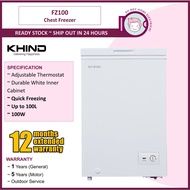 KHIND CHEST FREEZER 100L FZ100