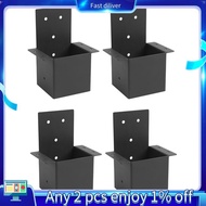 4 Pcs Pergola Brackets 4x4in ( Actual 3.6 "X 3.6") Rafter Post Brackets Pergola Kit, Gazebo Brackets