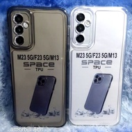 SoftCase/Silicone Original Space Clear Transparent SAMSUNG M23 5G/ F 23 5G/ M13 5G Casing hp + camer