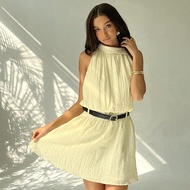 Women's Elegant Solid Color Sleeveless Mid-Length Dress, Summer Summer Summer Outfits Summer Clothes