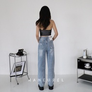 WONY JEANS - Korean Looks Women's Baggy Jeans Basic Baggy Jeans XS - XXL