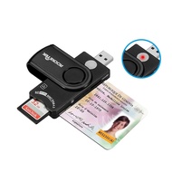 All in One Usb 2.0 Emv Contact Mobile Card Reader Writer Usb Smart Id Card Reader Rocketek Smart Chi