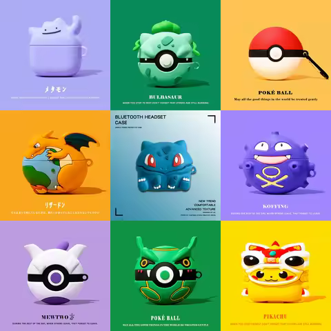 Cartoon Soft Silicone Case for Samsung Galaxy Buds 3 / Buds3 Pro & Buds3 FE Shockproof Protective Co