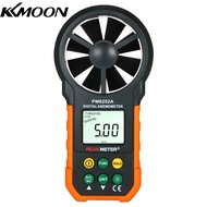 KKmoon PEAKMETER เครื่องวัดความเร็วลมแบบมือถือเครื่องวัดความเร็วลมแบบพกพา CFM Meter เครื่องวัดลม Air Flow Ther-Mometer พร้อมไฟหลัง LCD สำหรับสภาพอากาศการรวบรวมข้อมูลกลางแจ้ง Sailing Surfing Fishing