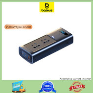 Baseus-อินเวอร์เตอร์กระแสไฟฟ้าในรถยนต์150W USB ที่ชาร์จความเร็วสูง C-Type CC 12V To CA 220V