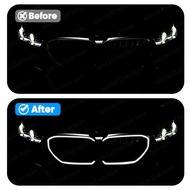 LED Car Front Hood Grille For BMW G60 G61 i5 New 5 Series Style Kidney Grille Front Grill Grid M Spo