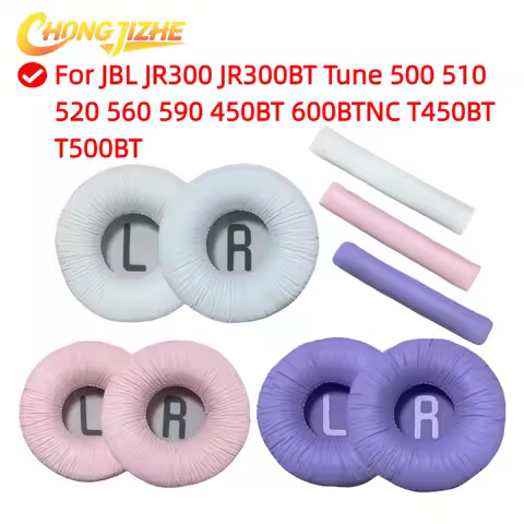 Replacement Ear Pads Earpads Headband for JBL JR300 JR300BT Tune 500 510 520 560 590 450BT 600BTNC T