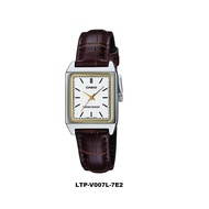 [Watchwagon] CASIO LTP-V007L-7E2 Analog Ladies Dress Watch with leather strap ltp-v007