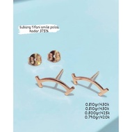 Gold earrings rate 375%