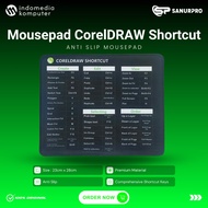 MOUSEPAD SHORTCUT CORELDRAW 23 X 28 CM SC4 MOUSEPAD SHORTCUT CORELDRAW 23 X 28 CM SC4 MOUSEPAD SHORT