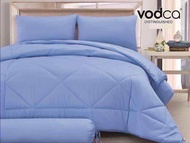 🛌(VODCAแท้100%)ชุดเครื่องนอนเกรดพรีเมี่ยม พร้อมผ้านวมขนาด8ฟุต(ครบชุด6ชิ้น)สินค้าพร้อมส่ง