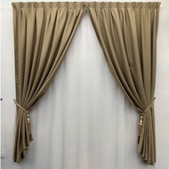 #B3 Ready Made Curtain 99%Blackout Siap Jahit Langsir Langsir RAYA Kain Tebal 100%Polyester Blackout