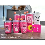 TERMOS BM-145 Lotso Thermos Lotso Stainless Steel Drinking Tumbler 500ml Free Straw