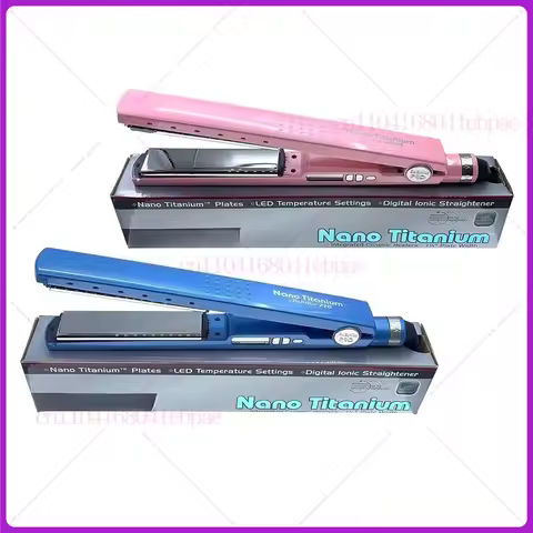For Babyliss PRO Straight Clip Hair Straightener Nano Ceramic Perm Nano Titanium
