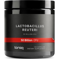 Toniiq 50 Billion CFU Lactobacillus Reuteri Probiotic 50mg per Serving - L Reuteri Probiotic - Highe