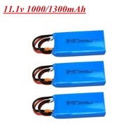 3S 11.1V Lipo Battery For XK x450 FPV RC Airplanes Spare Parts 11.1V 1100mAh/1300mAh Batteries For x