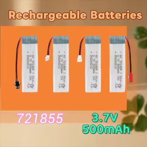 3.7V 500mAh 721855 25C for Udi U815A U819A U818A WLtoys V966 V977 Aircraft H37 Mini Drone Batteries