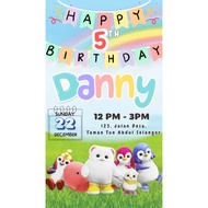 Birthday Invitation Digital Card | Ecard | Happy Birthday | Kids | Badanamu