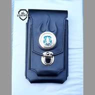 Dompet Sarung Hp Security 6,7" inchi Dual slot Kulit Sintetis