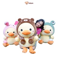 ISTANA DOLL Jumbo Duck With Hoodie Ducky 25inch Cute Children's Toy Premium Soft Smooth Material Bir