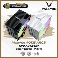 Valkyrie AQ125 ARGB CPU Air Cooler - Black | White
