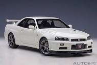 全新 Brand new 未開箱 日產  Autoart Nissan Skyline  GTR R34 1/18 Autoart 77406 Nissan Skyline GT-R R34 V-Sp