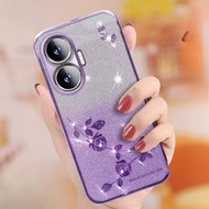 For Xiaomi Poco F7 F 7 Pro Ultra F7 POCOF7 PocoF7 4G 5G 2025 Bling Bling Roses Flower Gradient Color