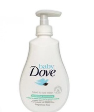 Baby Dove - -多芬嬰兒洗髮沐浴乳-低敏配方 400ml [平行進口產品]