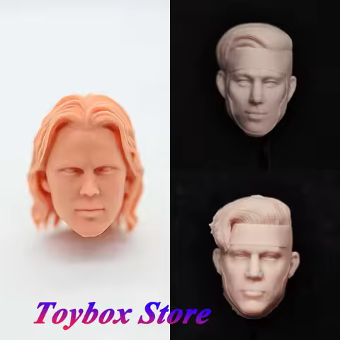 HL2000 HL2009 1/12 Gambit Channing Tatum HL061 Taylor Kitsch Man Soldier Unpainted Head Sculpt Model