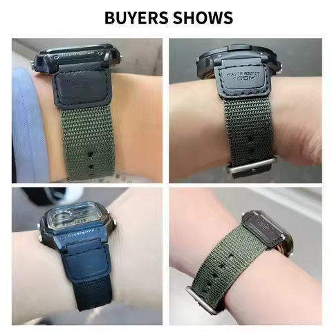 Nylon Watch Band Strap for Casio AE-1200 1300 AE-1000W F91W F84 AEQ-110W SGW-300H 400H 500H 800H 216