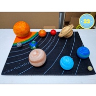 Solar System Teaching Aids from Styrofoam, Large Planet Cork Balls Solar System Toy