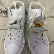 愛馬仕HERMES kelly 小白鞋 高幫 daydream 女鞋休閒鞋  附件：有塵袋 38碼