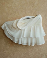 QaiQai Pattern - Mesh Skirt กระโปรงสั้นผ้ายืด มีกางเกงซับใน