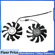 HA8010H12F-Z 75MM 2Pin GTX1050Ti GPU Cooler DUAL Fan for   GTX 1050Ti GTX-1050-Ti-4GT-OC(2Pcs)