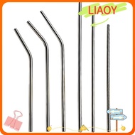 LIAOY Stainless Steel Straws, Diameter 6mm Straight Tubes Metal Straw, Bends Stir Tube